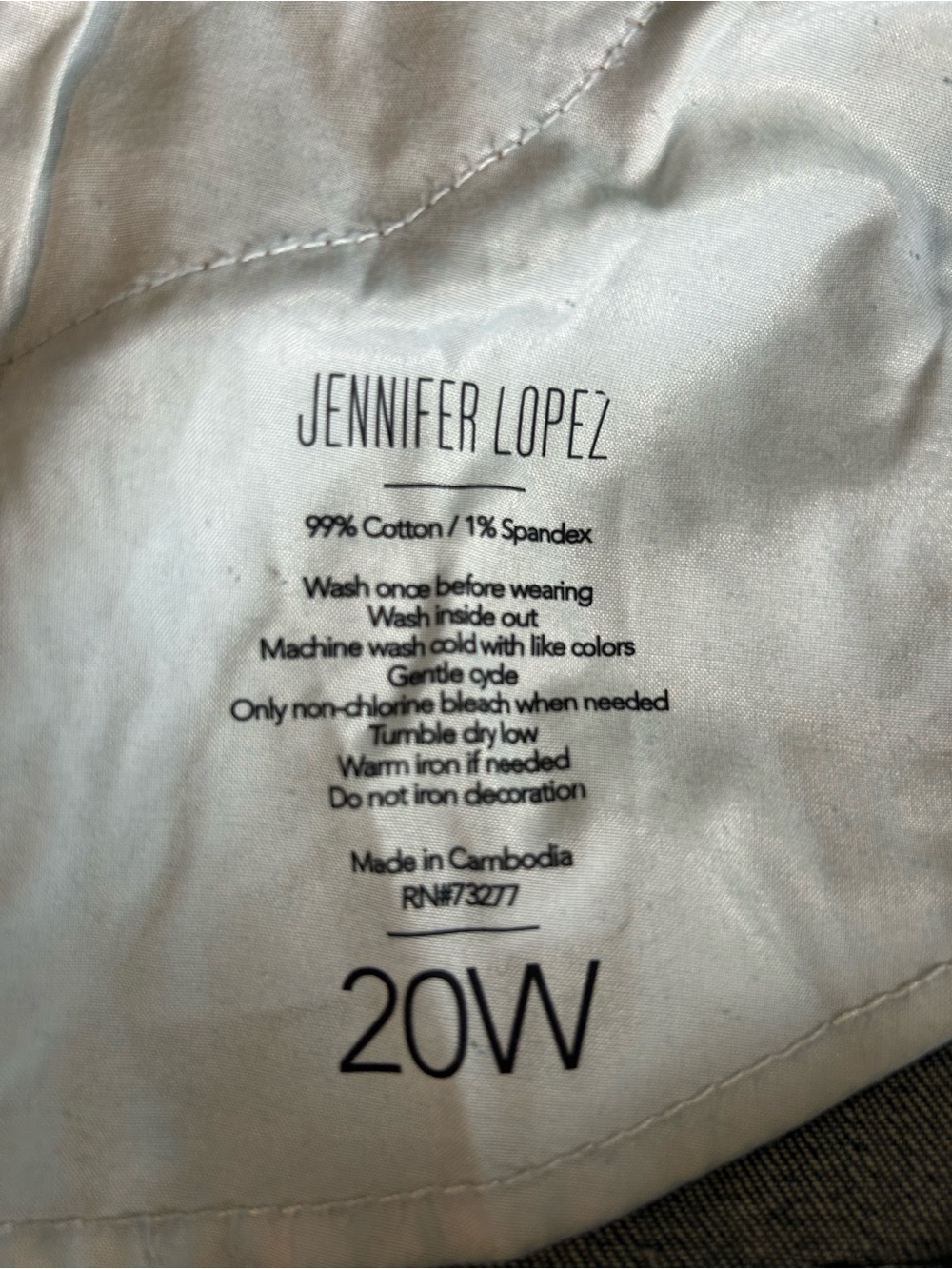 Jennifer Lopez Distressed Boyfriend Jeans in Medium Blue - Picture 2 of 6